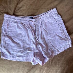 GAP line blend shorts- light purple